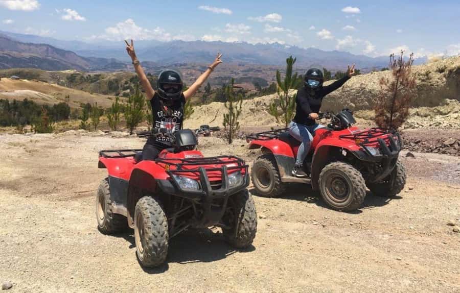 New attraction Morada de los dioses in ATVs - From central Cusco to the Tica Tica base
