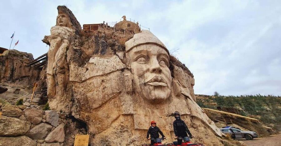 New attraction Morada de los dioses in ATVs - Meeting the Inca and Andean figures