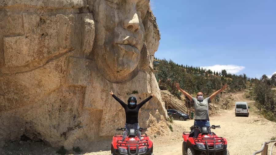 New attraction Morada de los dioses in ATVs - Returning to Cusco by ATV and vehicle