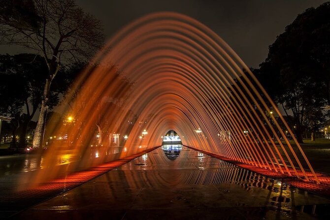 Private Lima Night Tour Including Magic Water Circuit - Parque de la Reserva and the Magic Water Circuit