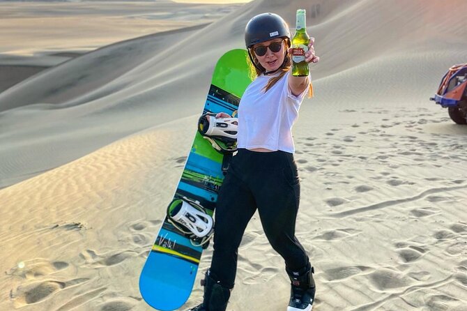 Professional Sandboarding and Sandskiing Tour, Ica, Peru - Photos, videos, and the sunset finish