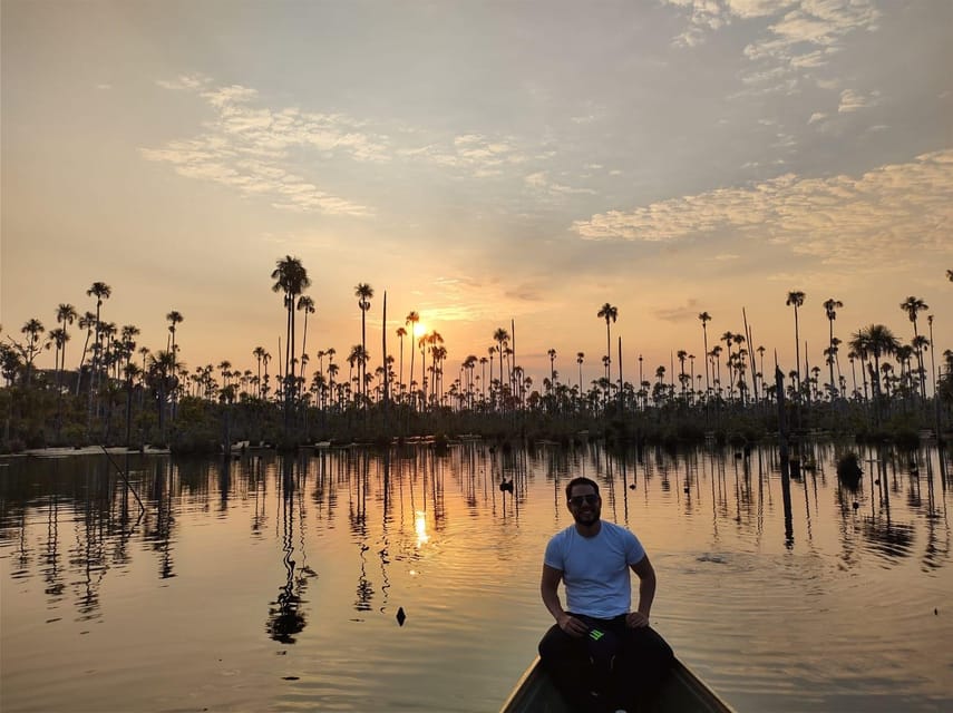 Puerto Maldonado: Lake Yacumama sunset and piranha fishing - Sunset on the lake