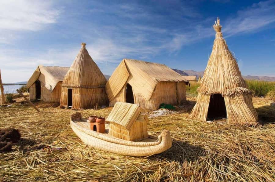 Puno: Two-day excursion to Uros, Amantani and Taquile - 7:00 am from Puno to the Uros Islands