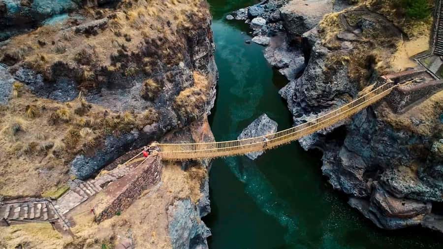 Queswachaka : Tour Inca bridge - Breakfast in Cusipata Before the Main Stops
