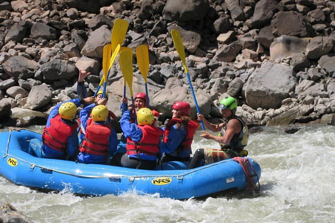 Rafting & Zip line Urubamba River 1 Day - Ziplining over the river