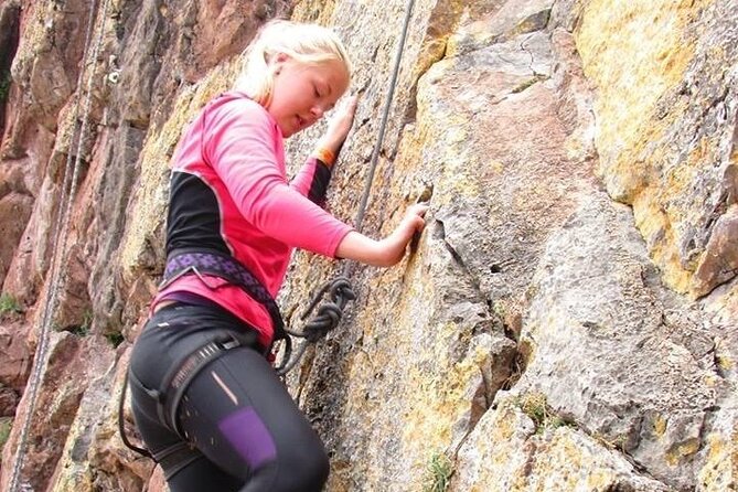 Rock Climbing full day - Views over Cusco and nearby farm areas