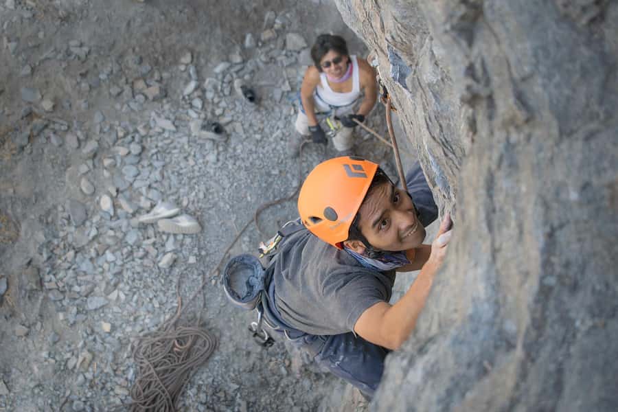 Rock Climbing in Arequipa, Perú - A ten-minute safety class before the rock