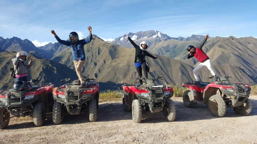 Sacred Valley: Maras & Moray ATV Tour from Cusco - Maras Salt Mines and the white terraces