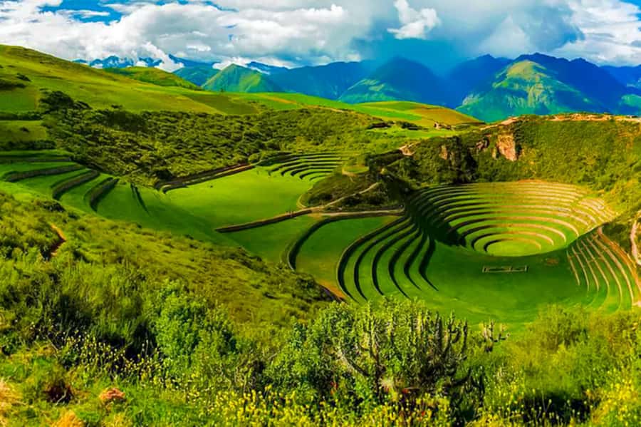 Sacred Valley: Maras & Moray by Quad Bike from Cusco - Maras salt mines from the outside viewpoint