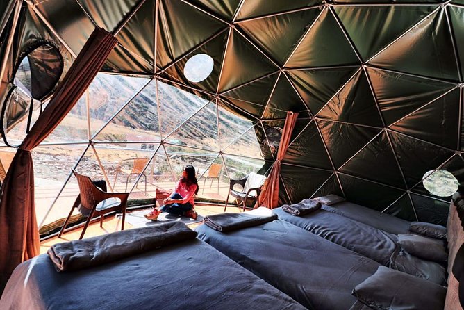 Salkantay Trek 4 Days to Machu Picchu by Glamping Sky Lodge Dome - Day four, the early road to Machu Picchu