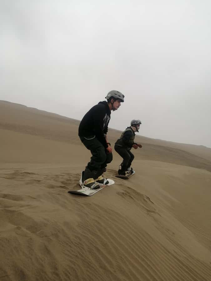 Sandbording in Lima - A closer look at the timing