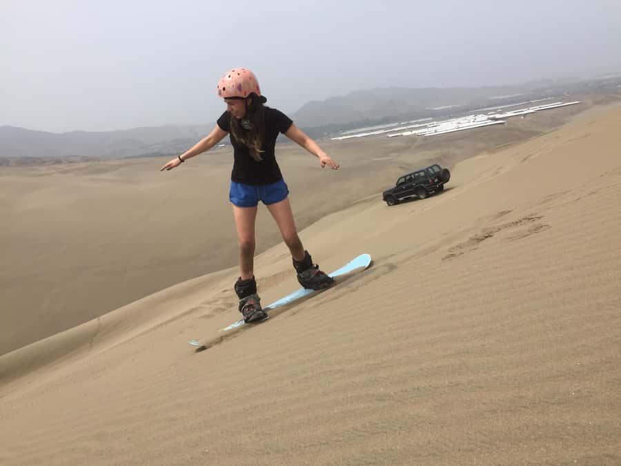 Sandbording in Lima - What the 2.5-hour sandboarding session feels like