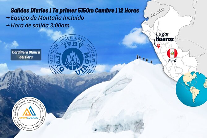 Tour Climbing Nevado Mateo | Your First 5,150 m Summit | 12 Hours - Descending the same route to Huaraz