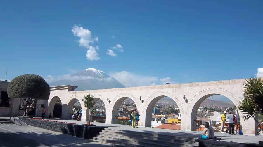 Trek to the Route of the Sillar and Culebrillas in Arequipa - The Church of the Company of Jesus in stone