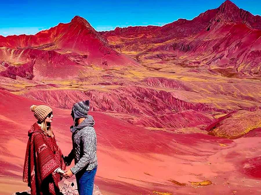 Vinicunca Mountain Tour - Full Day Tour to Rainbow Mountain - The uphill walk to Vinicunca