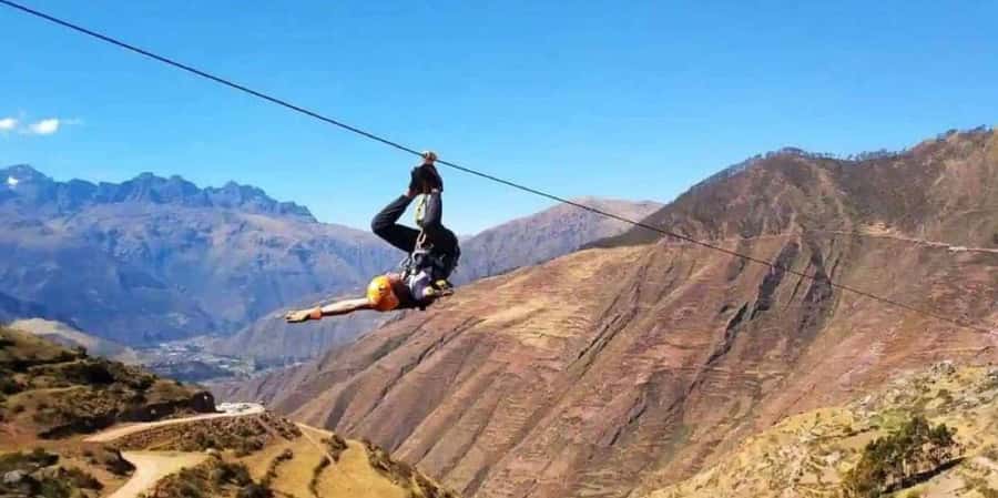 Zipline over the Sacred Valley Trip - From Regocijo Square to Raqchi